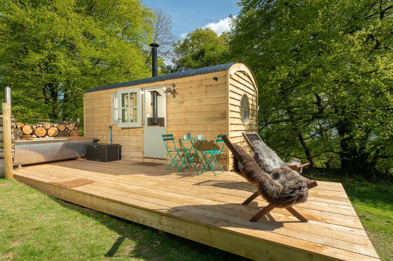 Tilbury Shepherd Huts With Hot Tubs Plus Holiday Cottages West Bagborough Exterior foto